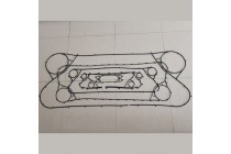 板式换热器胶垫 热电厂橡胶板式换热器胶垫